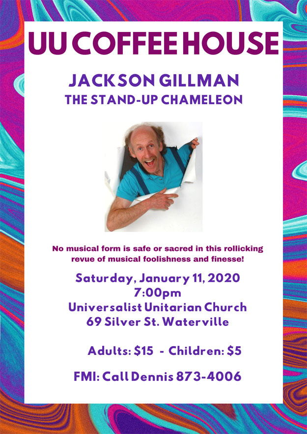 No musical form is safe or sacred in this rollicking revue of musical foolishness and finesse! Adults $15, Children $5 FMI: call Dennis at 873-4006