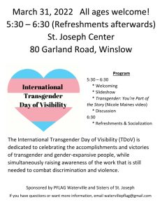 The International Transgender Day of Visibility (TDoV) is dedicated to celebrating the accomplishments and victories of transgender and gender-expansive people, while simultaneously raising awareness of the work that is still needed to combat discrimination and violence.